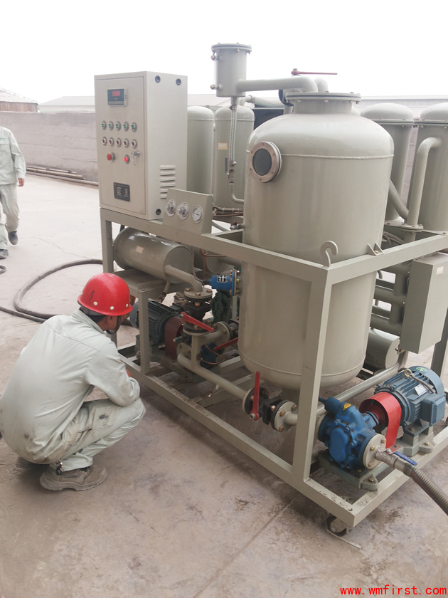 DYJ-100濾油機試用中